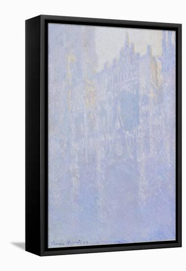 The Portal of Rouen Cathedral in the Morning Fog (Le Portal, Brouillard Matinal), 1894-Claude Monet-Framed Stretched Canvas