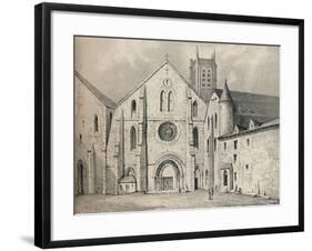 'The Portal of the Abbey of St Genevieve', 1915-Unknown-Framed Giclee Print