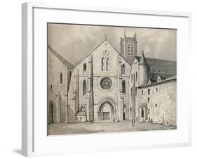 'The Portal of the Abbey of St Genevieve', 1915-Unknown-Framed Giclee Print