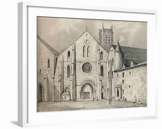 'The Portal of the Abbey of St Genevieve', 1915-Unknown-Framed Giclee Print