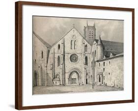 'The Portal of the Abbey of St Genevieve', 1915-Unknown-Framed Giclee Print