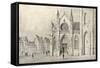 'The Portal of the Church of St Jacques la Boucherie', 1915-Unknown-Framed Stretched Canvas