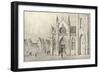 'The Portal of the Church of St Jacques la Boucherie', 1915-Unknown-Framed Giclee Print