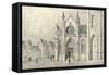 'The Portal of the Church of St Jacques la Boucherie', 1915-Unknown-Framed Stretched Canvas