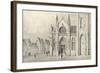 'The Portal of the Church of St Jacques la Boucherie', 1915-Unknown-Framed Giclee Print