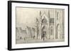 'The Portal of the Church of St Jacques la Boucherie', 1915-Unknown-Framed Giclee Print