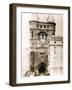 The Porte de La Grosse Cloche in Bordeaux, c.1851-Henri Jean-louis Le Secq-Framed Photographic Print