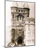 The Porte de La Grosse Cloche in Bordeaux, c.1851-Henri Jean-louis Le Secq-Mounted Photographic Print