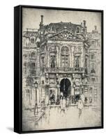 The Porte De Valois, Palais-Royal, 1915-Lester George Hornby-Framed Stretched Canvas