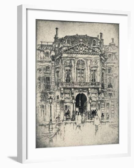 The Porte De Valois, Palais-Royal, 1915-Lester George Hornby-Framed Giclee Print