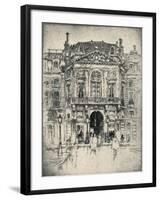 The Porte De Valois, Palais-Royal, 1915-Lester George Hornby-Framed Giclee Print