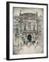 The Porte De Valois, Palais-Royal, 1915-Lester George Hornby-Framed Giclee Print