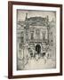 The Porte De Valois, Palais-Royal, 1915-Lester George Hornby-Framed Giclee Print