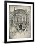 The Porte De Valois, Palais-Royal, 1915-Lester George Hornby-Framed Giclee Print