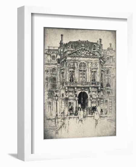 The Porte De Valois, Palais-Royal, 1915-Lester George Hornby-Framed Giclee Print