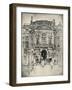 The Porte De Valois, Palais-Royal, 1915-Lester George Hornby-Framed Giclee Print