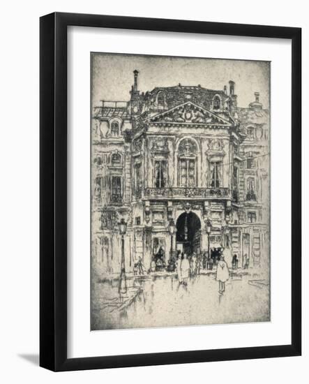 The Porte De Valois, Palais-Royal, 1915-Lester George Hornby-Framed Giclee Print