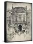 The Porte De Valois, Palais-Royal, 1915-Lester George Hornby-Framed Stretched Canvas