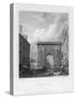 The Porte Saint-Denis, Paris, France, 1820-Henry Hobson-Stretched Canvas