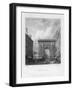 The Porte Saint-Denis, Paris, France, 1820-Henry Hobson-Framed Giclee Print