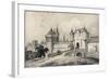 'The Porte St Honoré in the 13th Century', 1915-Unknown-Framed Giclee Print