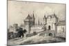 'The Porte St Honoré in the 13th Century', 1915-Unknown-Mounted Giclee Print