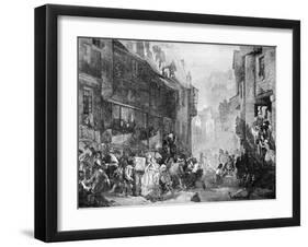The Porteous Mob-James Drummond-Framed Giclee Print