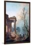 The Portico of a Country Mansion, 1773-Robert Hubert-Framed Giclee Print