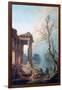 The Portico of a Country Mansion, 1773-Robert Hubert-Framed Giclee Print