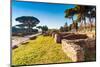 The Portico of the Sloping Roof, Ostia Antica archaeological site, Ostia, Rome province-Nico Tondini-Mounted Photographic Print