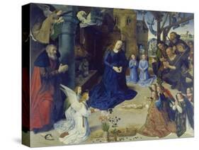 The Portinari Altarpiece. Central Panel: the Adoration of the Shepherds-Hugo van der Goes-Stretched Canvas