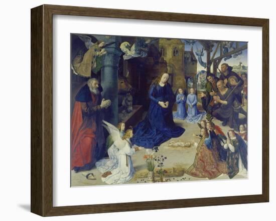 The Portinari Altarpiece. Central Panel: the Adoration of the Shepherds-Hugo van der Goes-Framed Giclee Print