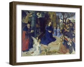The Portinari Altarpiece. Central Panel: the Adoration of the Shepherds-Hugo van der Goes-Framed Giclee Print