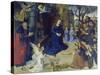The Portinari Altarpiece. Central Panel: the Adoration of the Shepherds-Hugo van der Goes-Stretched Canvas