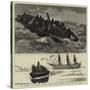 The Portland 'Bus, or Steam Launch Attached to H M S Hercules, in Fair and Foul Weather-null-Stretched Canvas