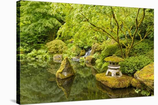 The Portland Japanese Garden, Washington Park in the west hills of Portland, Oregon-Adam Jones-Stretched Canvas