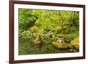 The Portland Japanese Garden, Washington Park in the west hills of Portland, Oregon-Adam Jones-Framed Photographic Print