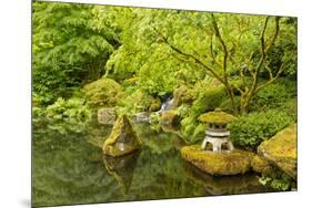 The Portland Japanese Garden, Washington Park in the west hills of Portland, Oregon-Adam Jones-Mounted Photographic Print