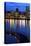 The Portland Oregon Skyline Seen from the Waterfront in Early Evening-Bennett Barthelemy-Stretched Canvas