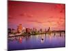 The Portland Spirit on the Willamette River at Sunrise in Portland, Oregon, USA-Janis Miglavs-Mounted Photographic Print