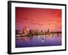 The Portland Spirit on the Willamette River at Sunrise in Portland, Oregon, USA-Janis Miglavs-Framed Photographic Print