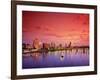 The Portland Spirit on the Willamette River at Sunrise in Portland, Oregon, USA-Janis Miglavs-Framed Photographic Print