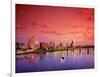 The Portland Spirit on the Willamette River at Sunrise in Portland, Oregon, USA-Janis Miglavs-Framed Photographic Print