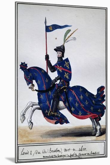 The Portrait of Louis, Dauphin of France-null-Mounted Giclee Print