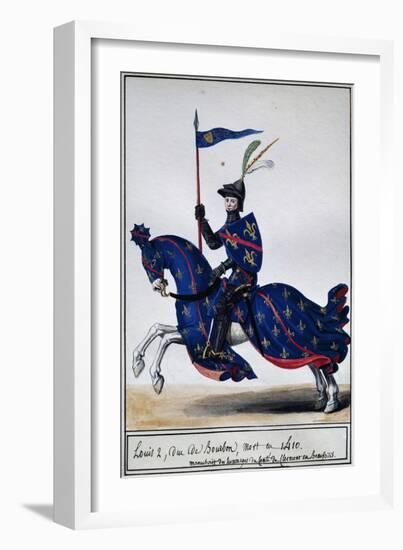 The Portrait of Louis, Dauphin of France-null-Framed Giclee Print