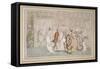 The Portrait Painter's Ante-Room-Thomas Rowlandson-Framed Stretched Canvas