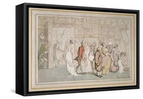 The Portrait Painter's Ante-Room-Thomas Rowlandson-Framed Stretched Canvas