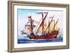 The Portuguese Caravel-English School-Framed Giclee Print