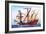 The Portuguese Caravel-English School-Framed Giclee Print