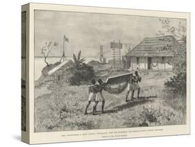 The Portuguese in East Africa, Signaling Post for Steamers and Senhor Pinto's House, Chilvane-Amedee Forestier-Stretched Canvas